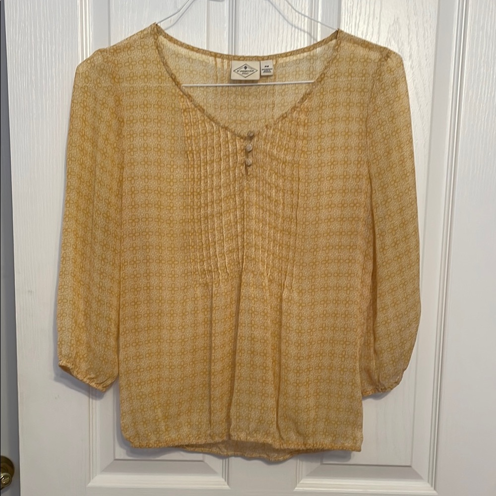 Women's Yellow Blouse